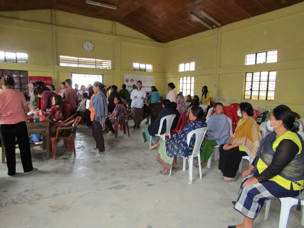 RCH camp underway at Mima village on April 21.